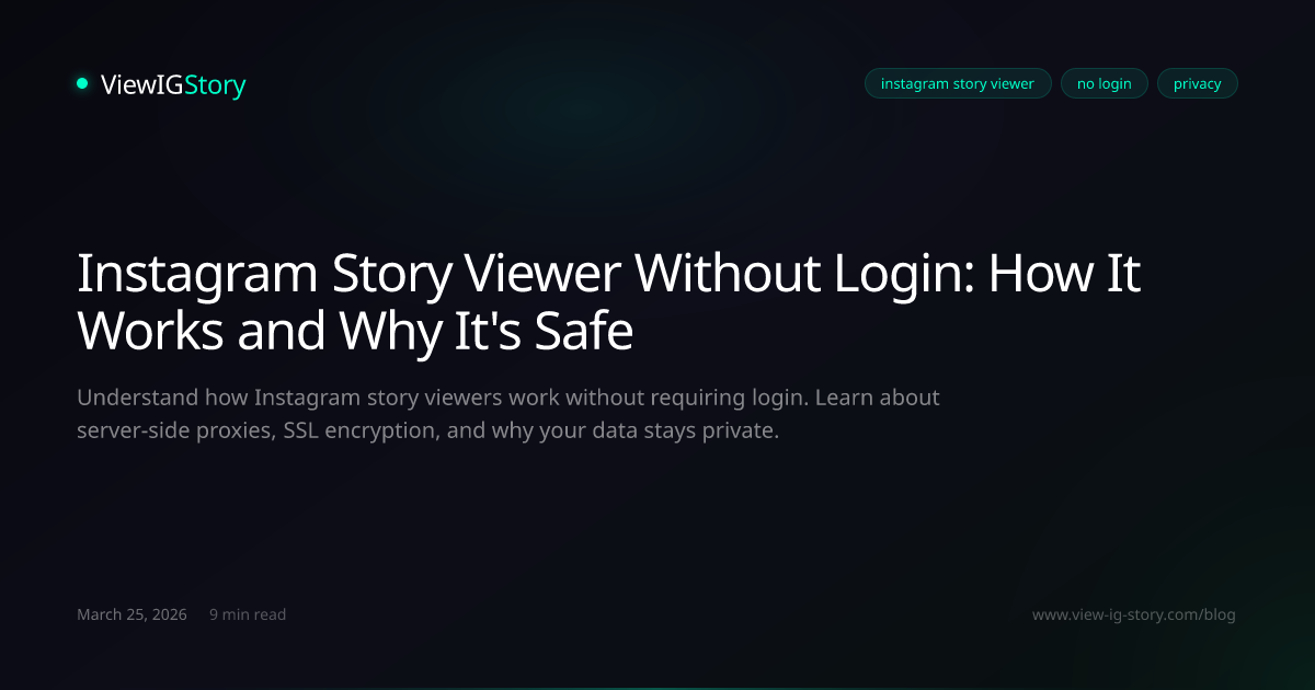 Instagram Story Viewer Without Login: How It Works and Why It's Safe