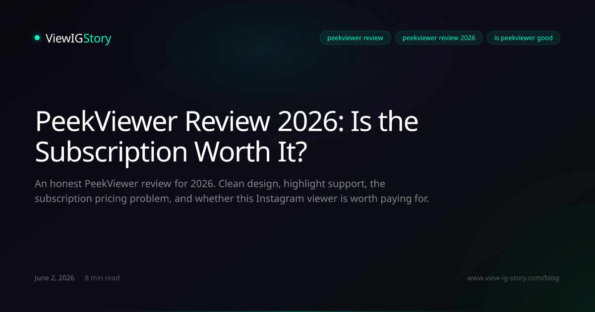 PeekViewer Review 2026: Is the Subscription Worth It?
