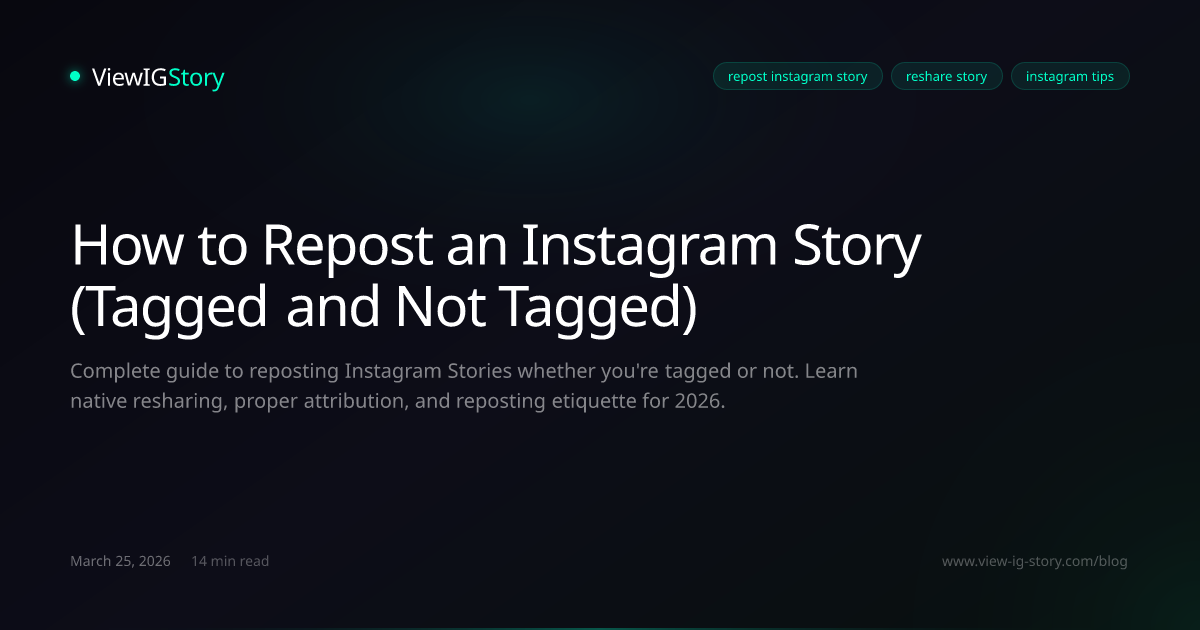 How to Repost an Instagram Story (Tagged and Not Tagged)