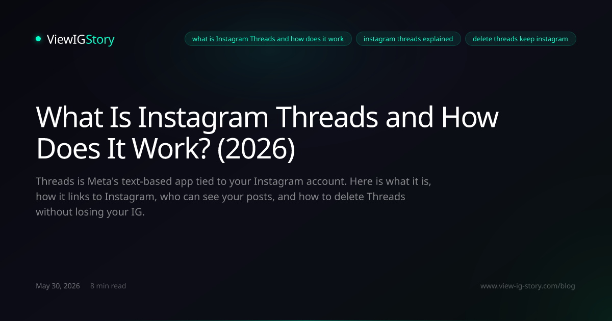 What Is Instagram Threads and How Does It Work? (2026)