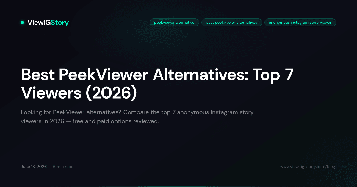 Best PeekViewer Alternatives: Top 7 Viewers (2026)