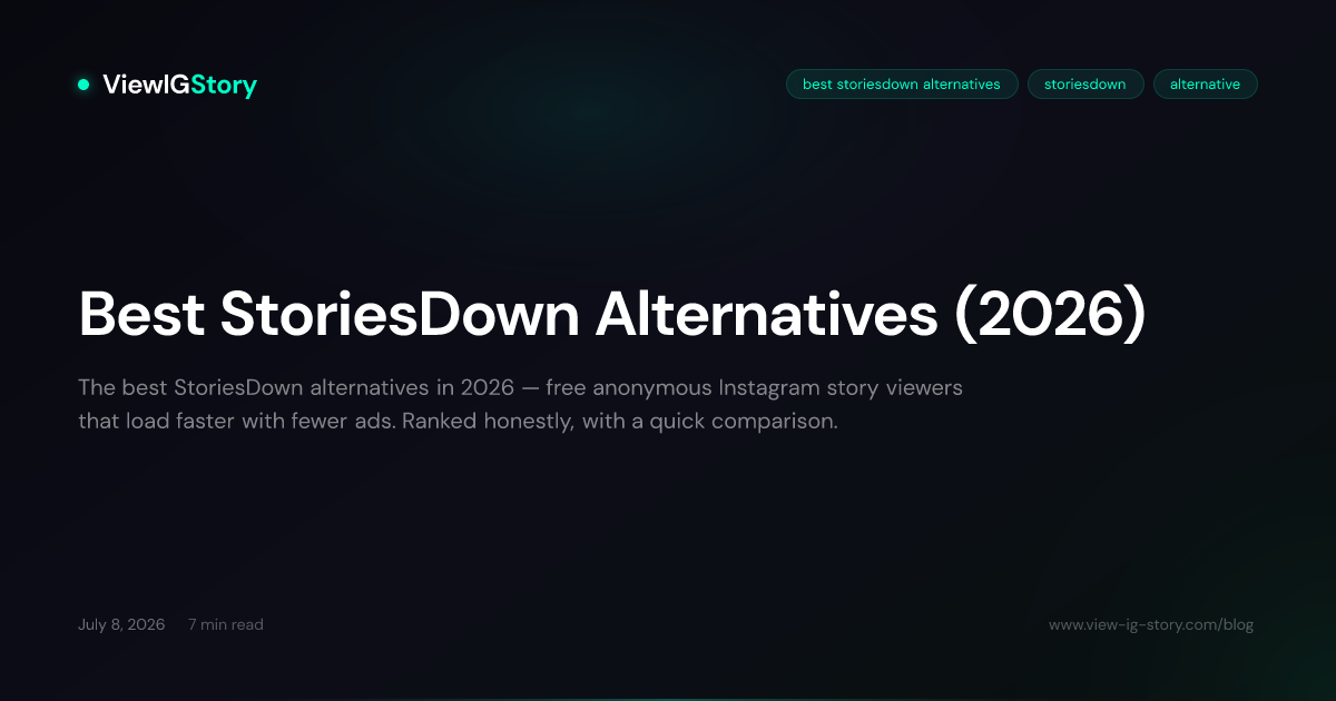 Best StoriesDown Alternatives (2026)