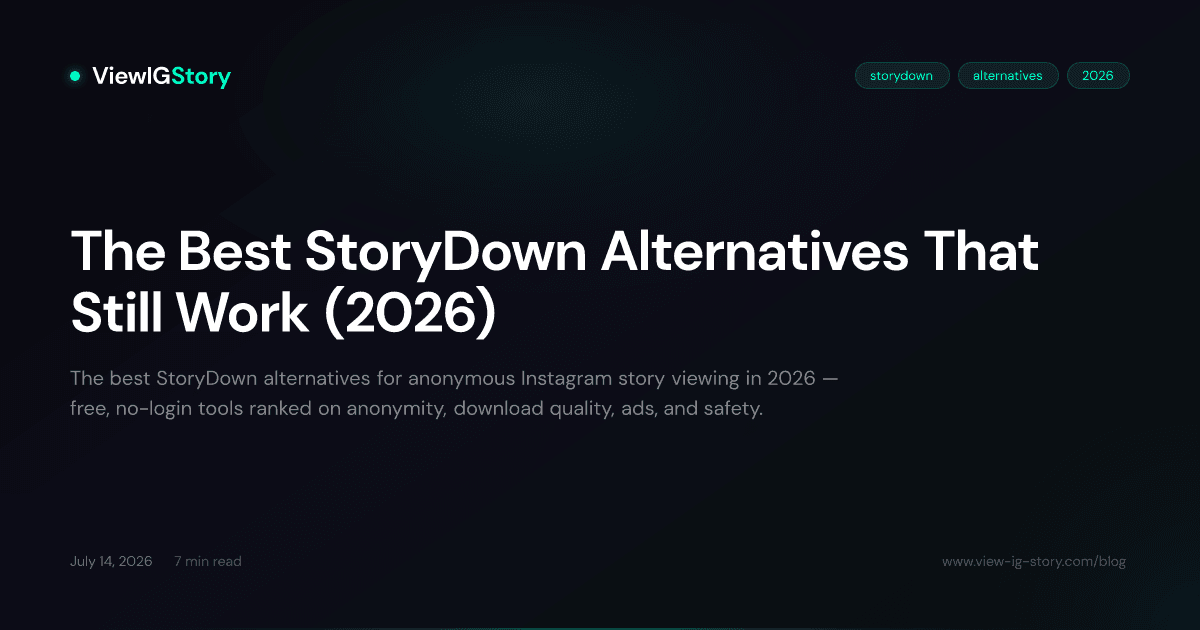 The Best StoryDown Alternatives That Still Work (2026)