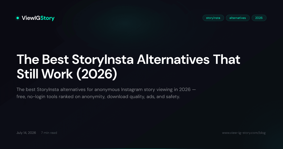 The Best StoryInsta Alternatives That Still Work (2026)