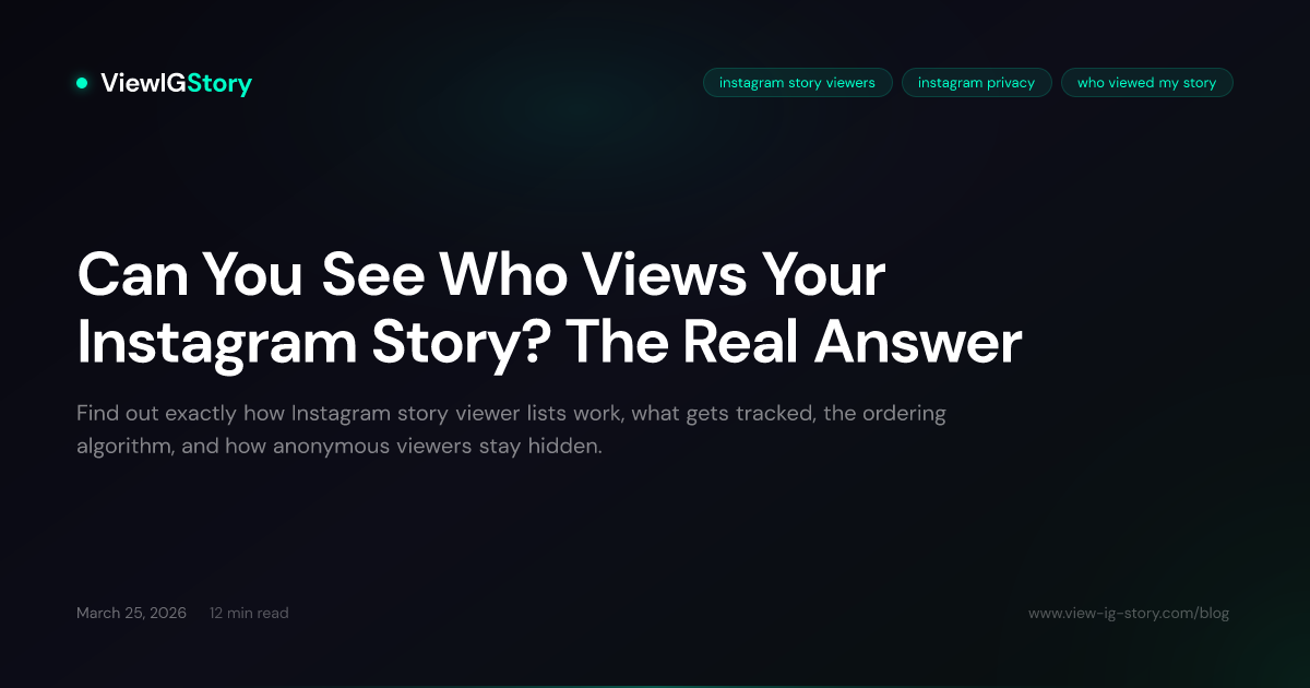 Can You See Who Views Your Instagram Story? The Real Answer