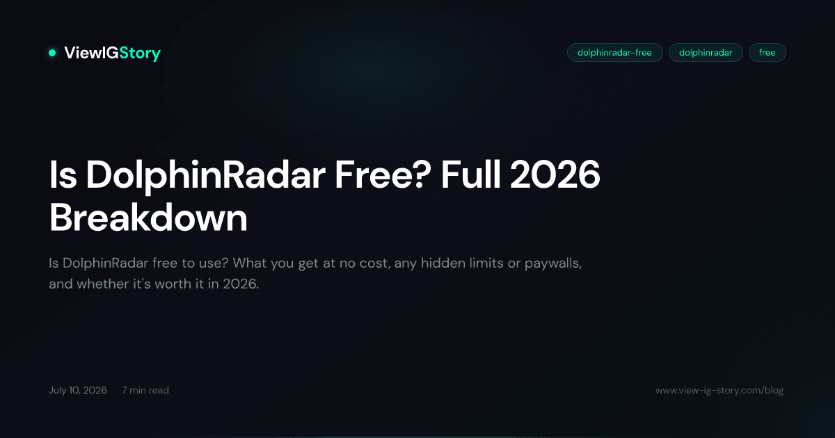 Is DolphinRadar Free? Full 2026 Breakdown