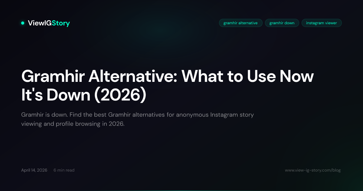 Gramhir Alternative: What to Use Now It's Down (2026)
