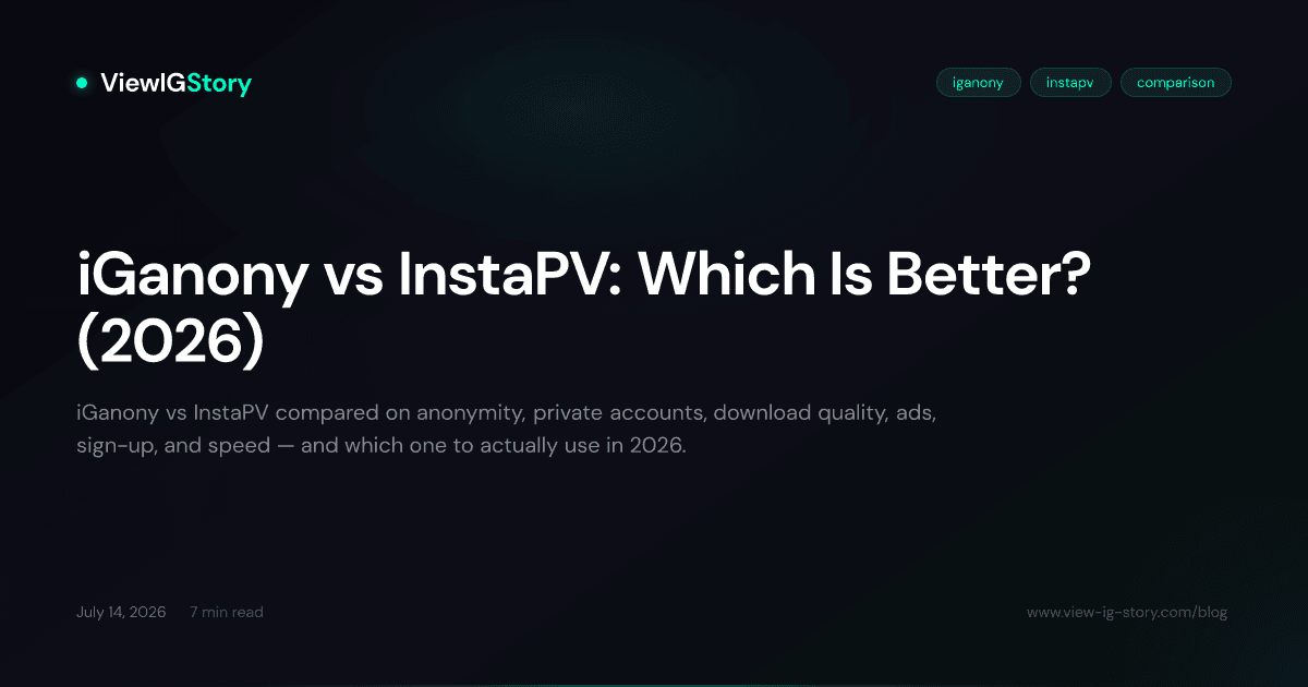 iGanony vs InstaPV: Which Is Better? (2026)