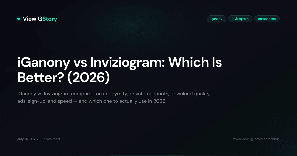 iGanony vs Inviziogram: Which Is Better? (2026)