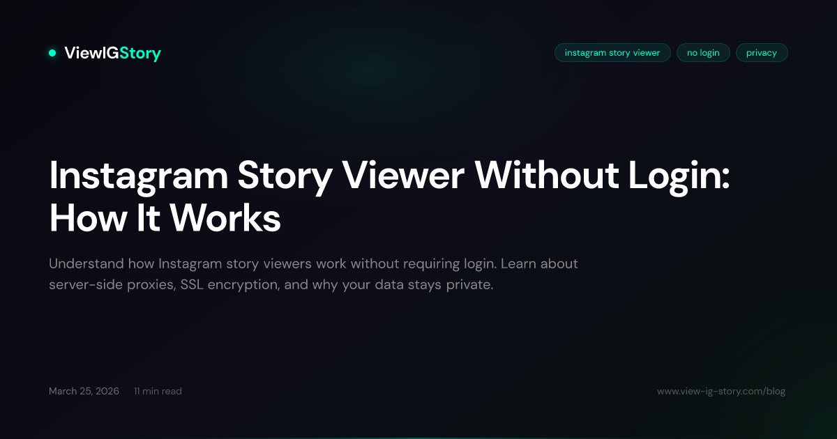 Instagram Story Viewer Without Login: How It Works