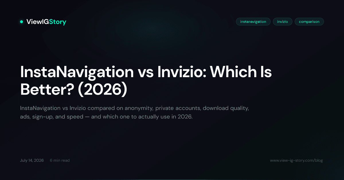 InstaNavigation vs Invizio: Which Is Better? (2026)