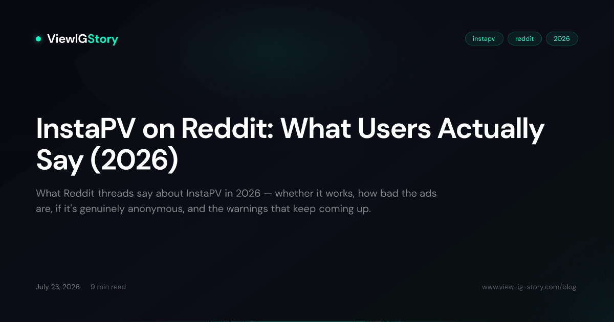 InstaPV on Reddit: What Users Actually Say (2026)