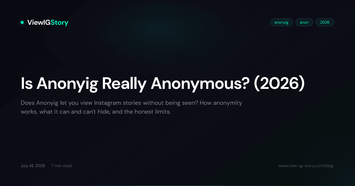 Is Anonyig Really Anonymous? (2026)