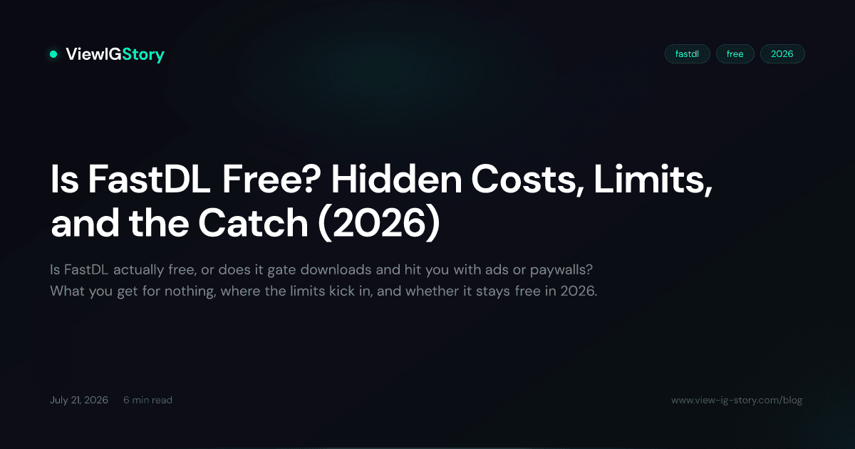 Is FastDL Free? Hidden Costs, Limits, and the Catch (2026)