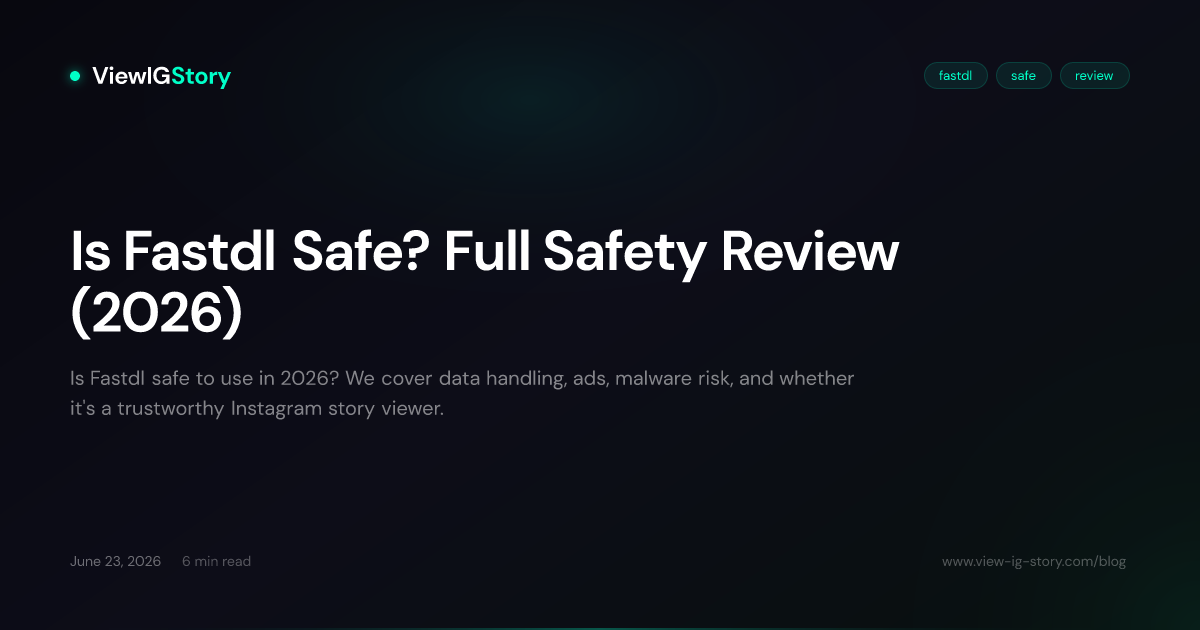 Is Fastdl Safe? Full Safety Review (2026)