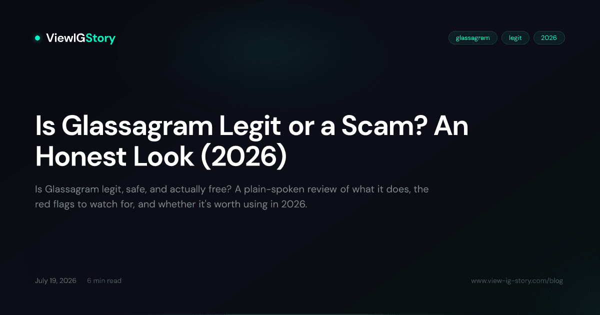 Is Glassagram Legit or a Scam? An Honest Look (2026)