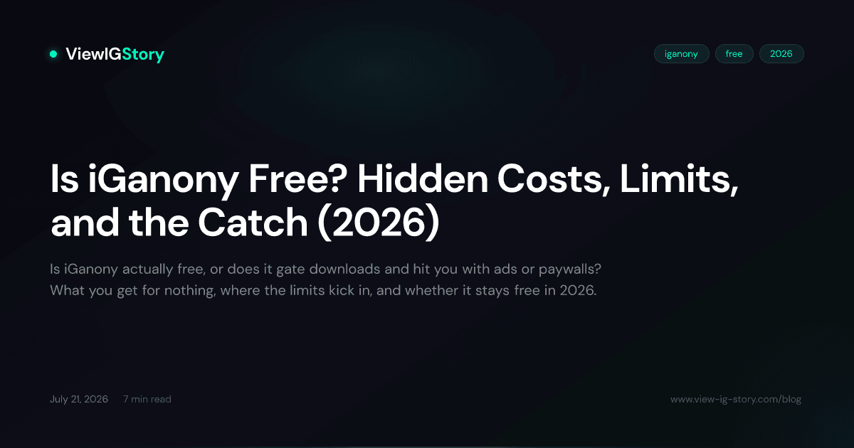 Is iGanony Free? Hidden Costs, Limits, and the Catch (2026)