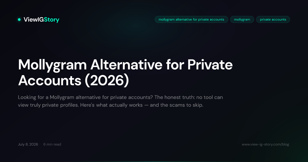 Mollygram Alternative for Private Accounts (2026)