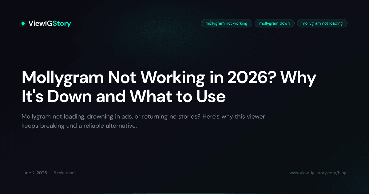 Mollygram Not Working in 2026? Why It's Down and What to Use