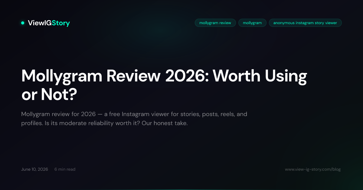 Mollygram Review 2026: Worth Using or Not?