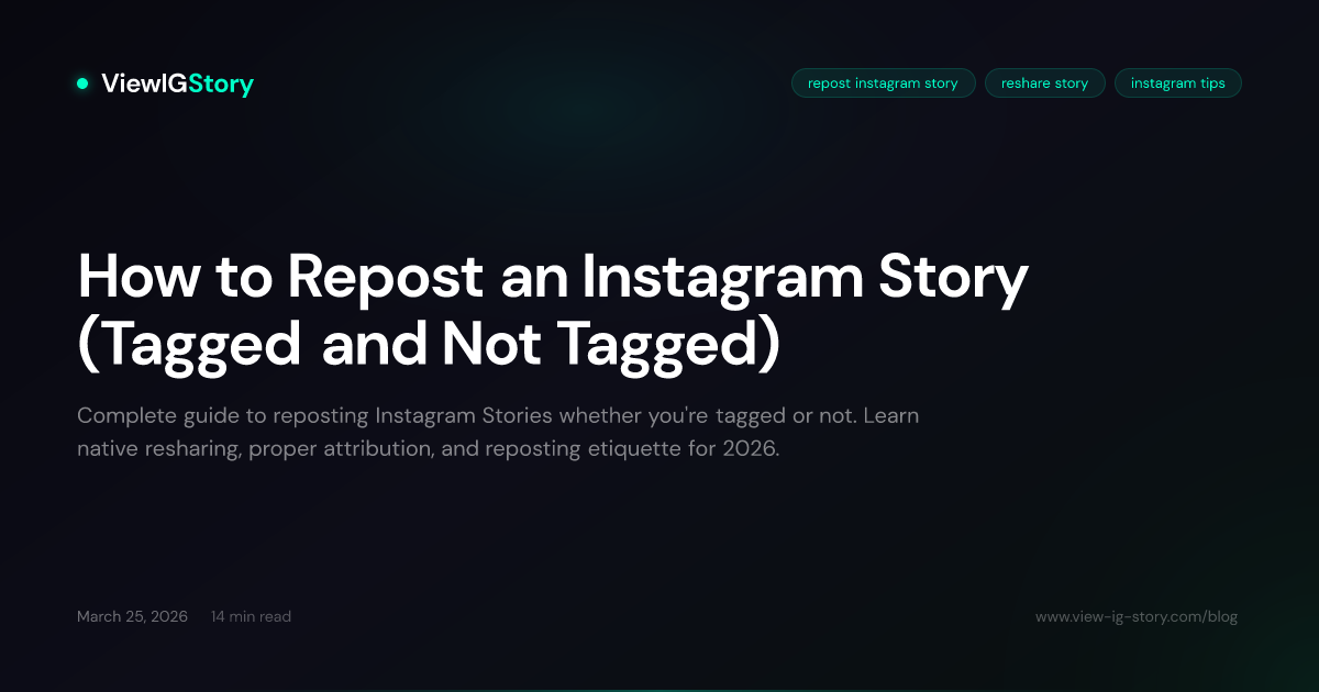How to Repost an Instagram Story (Tagged and Not Tagged)
