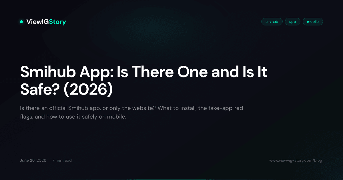 Smihub App: Is There One and Is It Safe? (2026)
