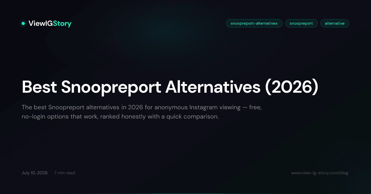 Best Snoopreport Alternatives (2026)