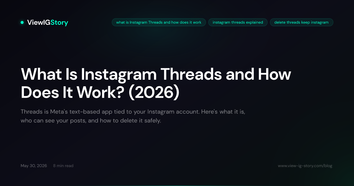 What Is Instagram Threads and How Does It Work? (2026)