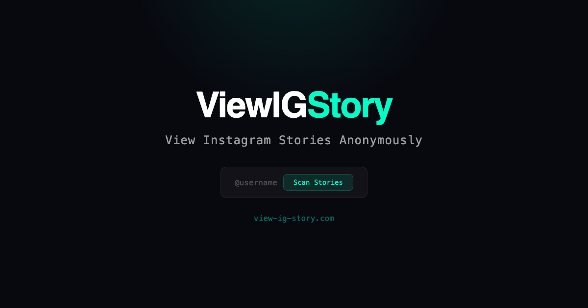 ViewIGStory screenshot